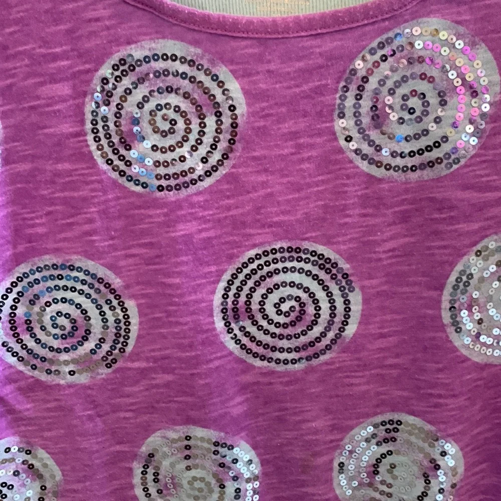 Justice Sequined Top • Girls Size 10